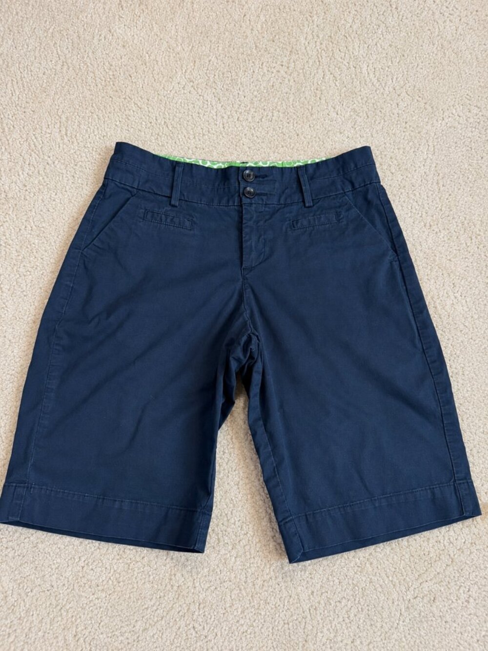 Lee Women's Navy Bermuda Shorts